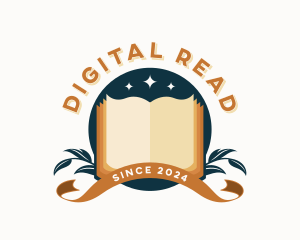 Book Literature Reading logo design