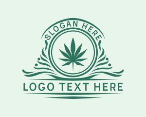 Thc - Marijuana Nature Farm logo design
