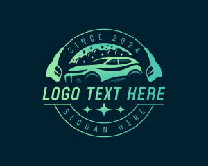 Car - Pressure Wash SUV logo design