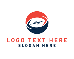 Round - Football Sport League logo design