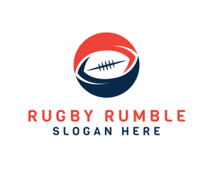 Rugby - Football Sport League logo design