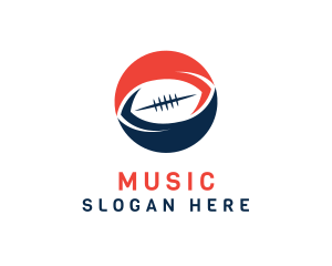 Quarterback - Football Sport League logo design