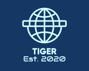 Atlas - Blue Global Cyber Company logo design