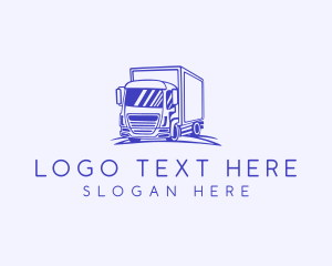 Shipping - Delivery Trucking Transport logo design