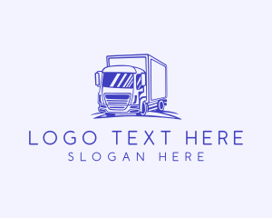 Logistic - Delivery Trucking Transport logo design