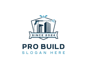 Building Pressure Washing logo design