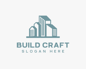 Corporate Building Contractor logo design