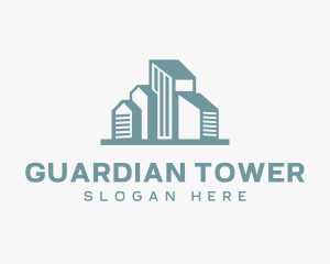 Corporate Building Contractor logo design