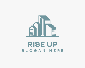 Corporate Building Contractor logo design