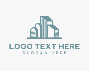 Skyscraper - Corporate Building Contractor logo design