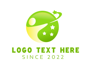 Green - Kids Star World logo design