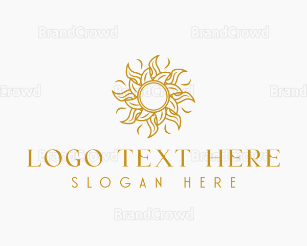 Artisanal Sun Petal Logo