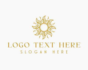 Hobbyist - Artisanal Sun Petal logo design