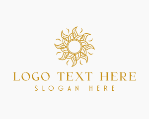 Artisanal Sun Petal Logo