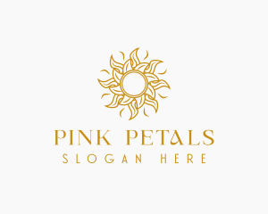 Artisanal Sun Petal logo design