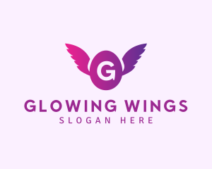 Flying Egg Wings logo design