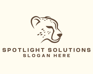 Spots - Cheetah Feline Cat logo design