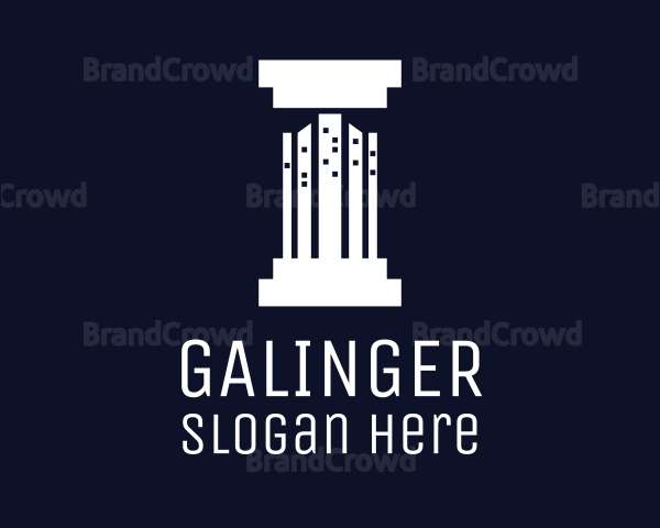 Pillar Building City Logo