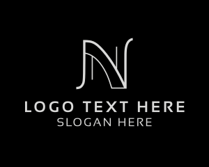 Professional - Professional Business Letter N logo design