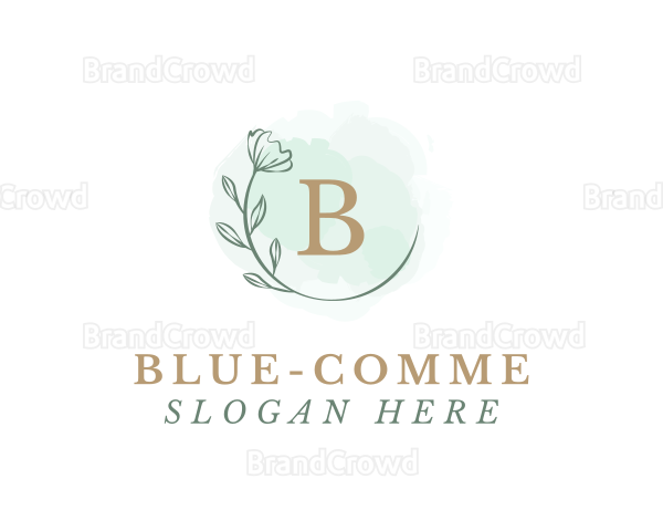 Floral Flower Watercolor Logo