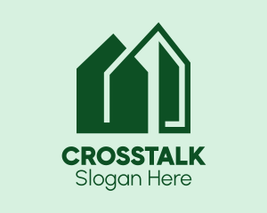 Green House Building  Logo