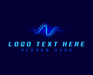 Sound - Studio Frequency Wave logo design