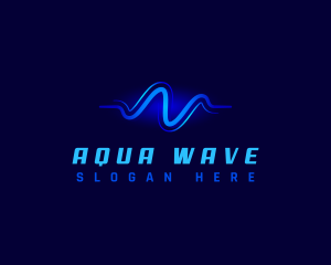 Studio Frequency Wave logo design