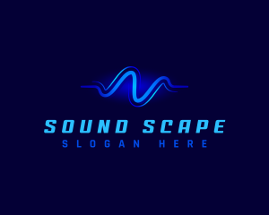 Audiovisual - Studio Frequency Wave logo design