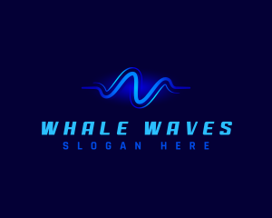 Studio Frequency Wave logo design