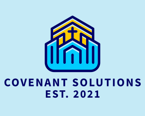 Covenant - Church Community Cross logo design