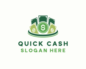 Cash - Money Coin Cash logo design