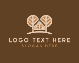 Sustainable - Tree House Garden logo design