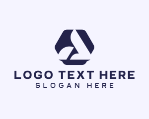 App - Startup Business Letter A logo design