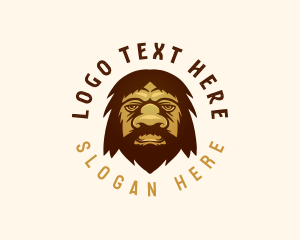 History - Ancient Prehistoric Caveman logo design