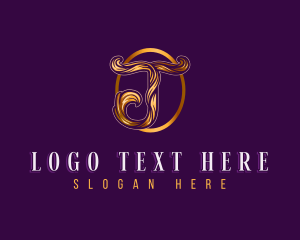 High End - Elegant Decorative Letter J logo design