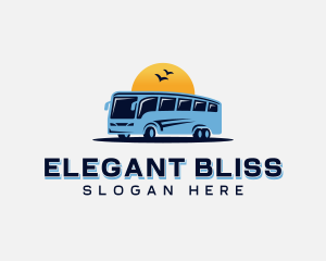 Road Trip - Shuttle Bus Transit logo design