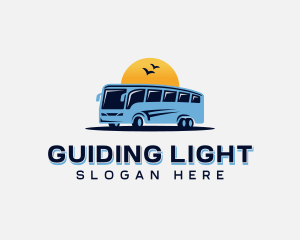 Shuttle Bus Transit logo design