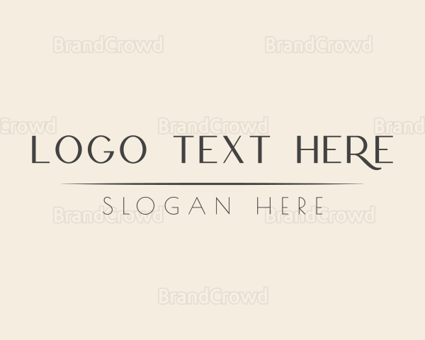 Elegant Feminine Wordmark Logo