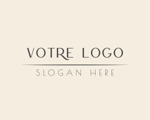 Accountant - Elegant Feminine Wordmark logo design