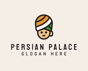 Persian - Turban Cup Man logo design