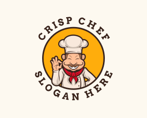 Gourmet Kitchen Chef logo design