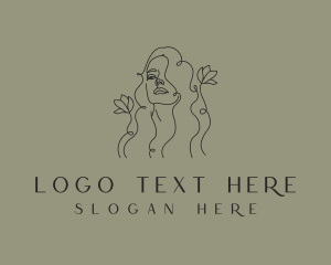 Plastic Surgeon - Premium Floral Face logo design