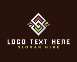 Floorboard - Modern Tiles Improvement logo design