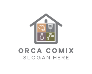 Housing - Home Improvement Contractor logo design