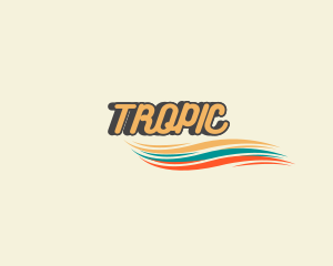 Wave Tropical Company logo design