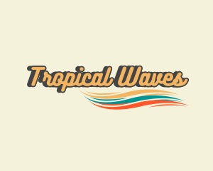 Wave Tropical Company logo design