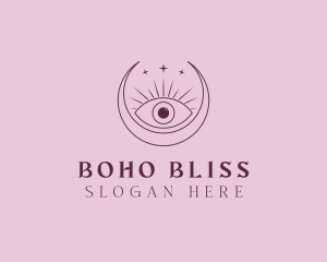 Mystical Eye Bohemian logo design