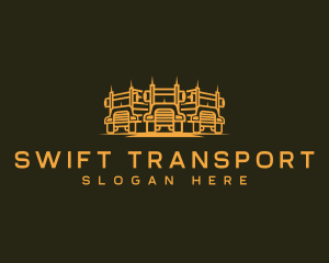 Transporation - Operational Truck Fleet logo design