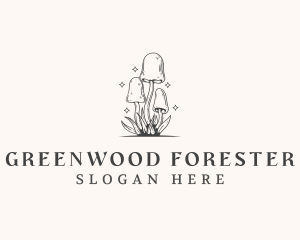 Fungi Mushroom Plant logo design