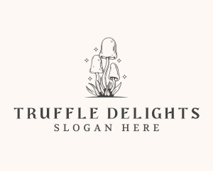 Truffle - Fungi Mushroom Plant logo design